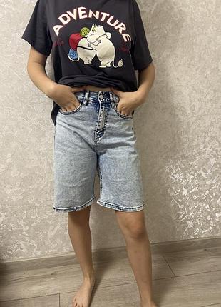 Шорти джинсові подовжені