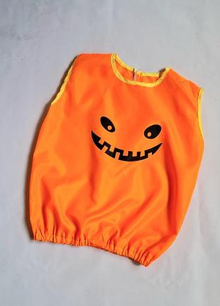 Тыква halloween карнавальный костюм жилет на 1-3 года