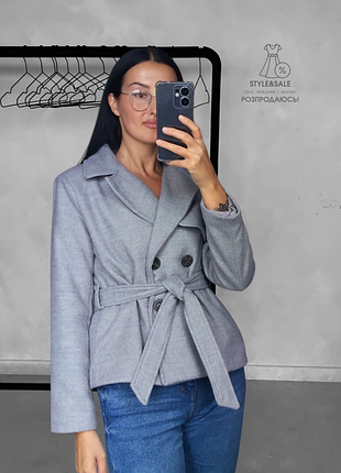 🎀 модний піджак сірий boohoo 12 л 48 🎀