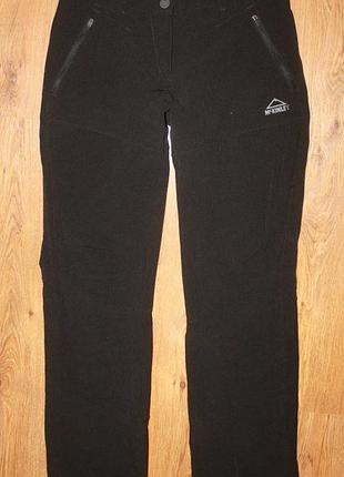 Жіночі щільні чорні трекінгові штани штани туристичні mckinley s
