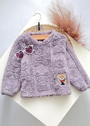 Светр з ведмедиком на дівчинку 5 років