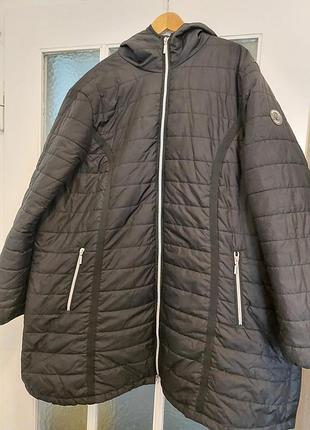 Пальто пуховое большого размера