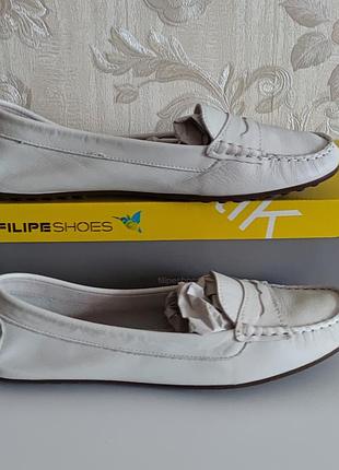Якісні шкіряні мокасини/лофери filipe shoes португалія