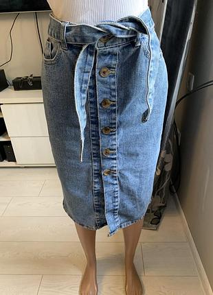 Джинсова спідниця denim go