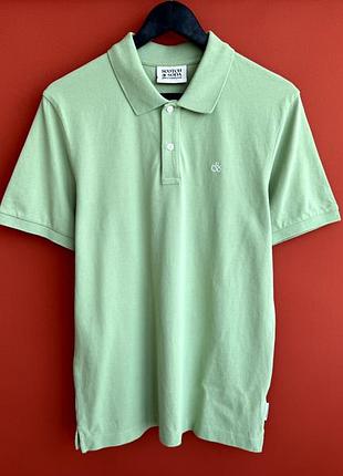 Scotch & soda оригінал чоловіча футболка з комірцем поло розмір s