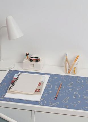 Коврик для стола, с животным узором, 60x37 см