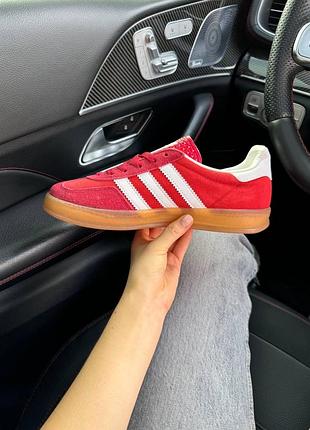 👟 жіночі кросівки adidas gazelle red gum  👟