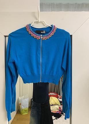 Вкорочена кофта love moschino