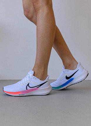 Уцінка/розпродаж кросівки для бігу та спорту n. air zoom white black rainbow
