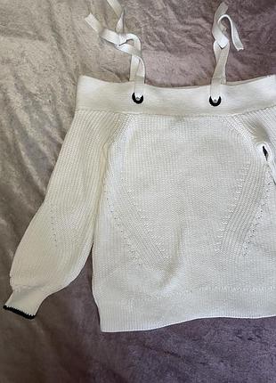 Светр з відкритими плечима 7