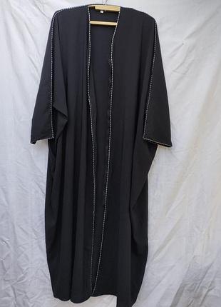 Накидка, женская, большой размер, осень, весна, полиэстр.