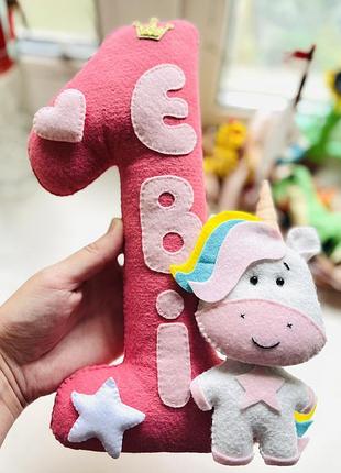 Цифра з фетру цифра из фетра