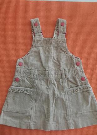 Сарафан утеплен на девочку