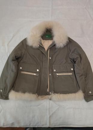 Куртка женская с мехом fidelin от levinsky.