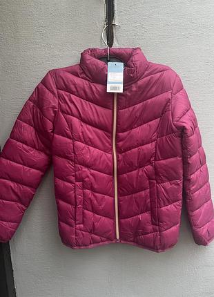 Куртка дитяча демісезонна водовідштовхувальна та вітрозахисна для дівчинки pepperts 128 см (7-8 years) бордова