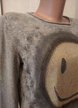 Кофта,свитер,пуловер шерсь альпака marie lund s