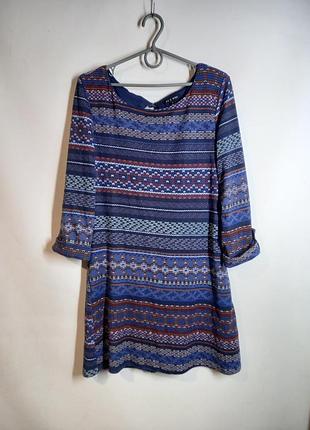 Вязаное платье размер м