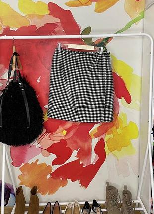 Женская юбка с подкладкой из шерстяной смеси размер 12 style &amp; co