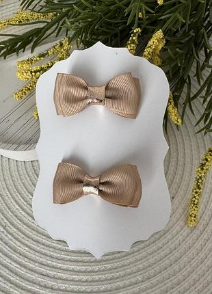 Набір заколок для волосся ручної роботи бантики маленькі