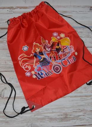 Новая сумка рюкзак для обуви сменки формы игрушек винкс winx
