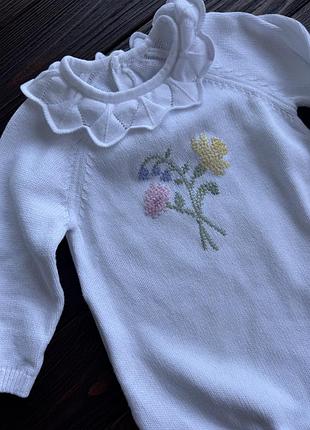 Вʼязаний боді для дівчинки 5