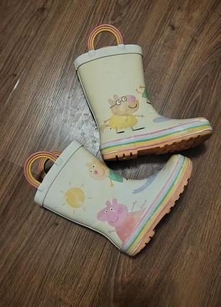 Резиновые сапоги для девушки next на флисе.