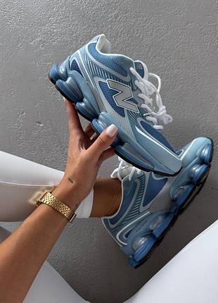 New balance 2000 triple blue, кроссовки женские голубые Debles, кроссовки мужские синие