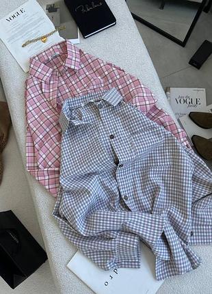 Бажана сорочка в клітинку в трендових кольорах