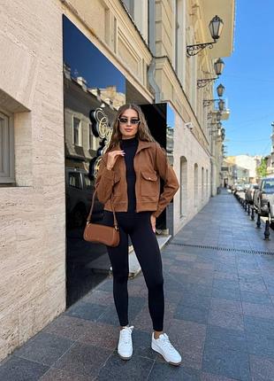 Бомбер замшевый женский базовый замш замша на молнии молнии с карманами курточка демисезонный осенний весенний черный рыжий бордо