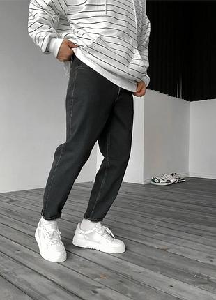 Джинсы мом черные серые #340757; #art0758