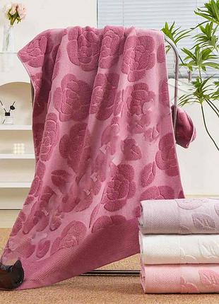 Полотенца банные махровые пакистанский хлопок размер 140*70 см.