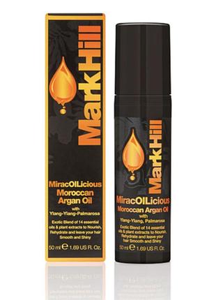 Марокканська арганова олія для волосся mark hill miracoilicious 50ml