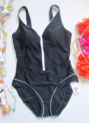 Суперовий суцільний купальник спортивного типу на замочку f&f🌴🌹🌴