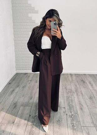 Костюм трендовий штани та піджак