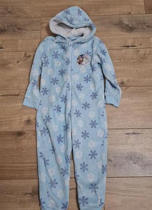 Кигуруми флисовое девочке на 5-6роков рост 110-116 см фризен дисней