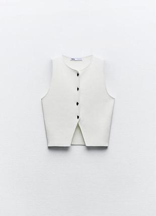 Топ топ-жилетка жилет zara