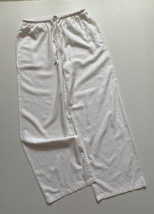 Лляні брюки жіночі bershka