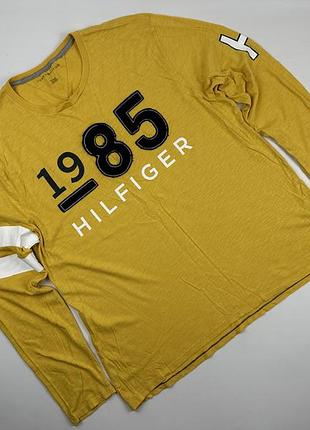 Чоловічий  бавовняний лонгслів tommy hilfiger