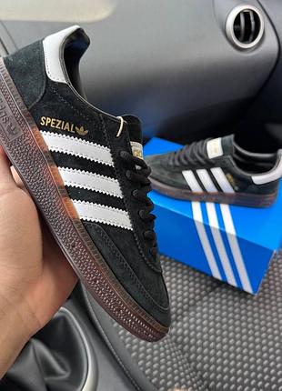 Кросівки adidas spezial handball black white