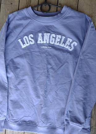 Толстовка,худи,свитшот
известный бренд,размер 12-14
сиреневого цвета.