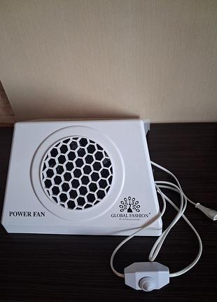 Витяжка манікюрна global fashion power fan. 100w