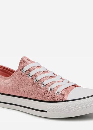 Блестящие кеды jenny fairy 38 (24см) переобувное в школу