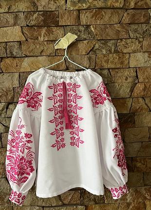 Вишиванка для дівчинки 122-128 см