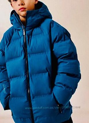 Курточка зимова утеплена на флісі з капюшоном подовжена next (англія!