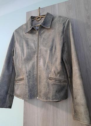 Кожаная куртка vera pelle (made in italy)