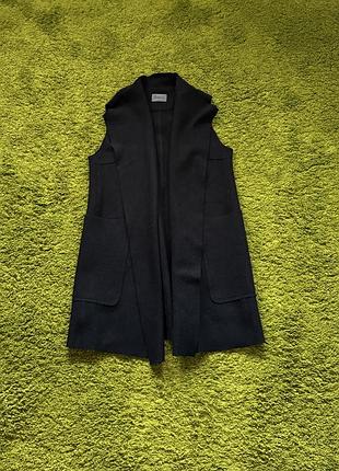 Oska 100% шерсть стильна подовжена жилетка від преміум бренду