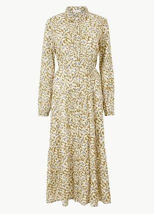 Хлопковое воздушное миди платье от mark's &amp;spencer