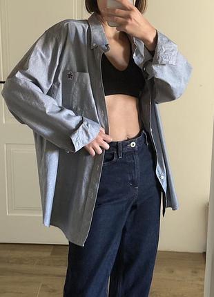 Цупка плотна бавовняна сорочка преміум бренду ted baker