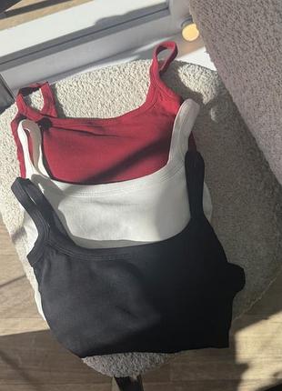 Жіночі базові майки з вставною чашечкою 😍