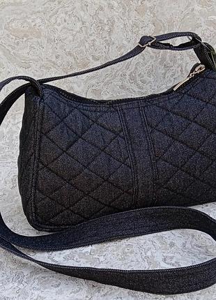 Сумочка джинс люрекс